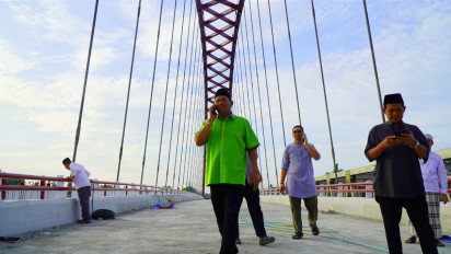 Hore! H-7 Lebaran Jembatan Wampu Langkat Mulai Dioperasikan, Kemacetan Arus Mudik Jalinsum akan Teratasi