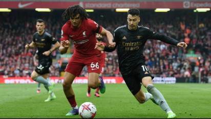 Klasemen Liga Inggris: Ditahan Imbang Liverpool, Persaingan Arsenal dan Man City Semakin Ketat