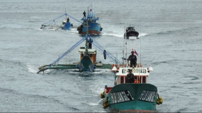 KKP Tangkap 6 Kapal Ikan Asing di Laut Natuna dan Sulawesi