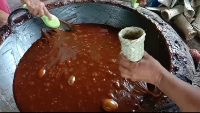 Permintaan "Alame" Oleh - Oleh Khas Lebaran Mandailing Natal Melonjak Drastis, Begini Cara Membuatnya