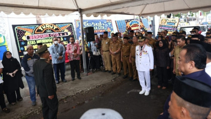 Wali Kota Makassar Pimpin Pelepasan dan Persemayaman Menantu Wapres RI Almarhum Muhammad Rapsel Ali Secara Militer