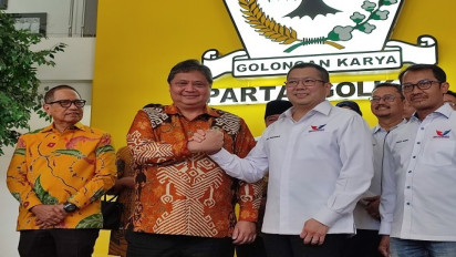 Airlangga Hartarto Bongkar Hasil Pertemuannya dengan Hary Tanoe