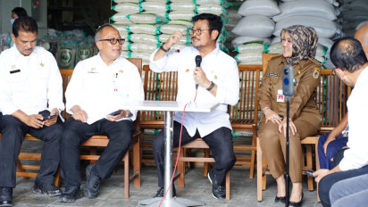 Di Klaten, Mentan SYL Dorong Pengembangan Beras Lokal