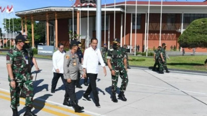 Presiden Jokowi Tinjau Kesiapan Mudik di Pelabuhan Merak Banten