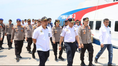 Mendekati Lebaran, Kapolres Karimun Cek Kesiapan Pelabuhan Dan Kapal