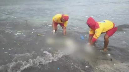 Kondisi Mengenaskan, Mayat Tanpa Identitas Ditemukan Mengambang di Pantai Jerman, Bali