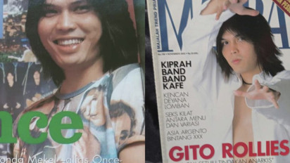 7 Foto Lawas Once Mekel Ternyata Sempat Jadi Model Majalah, Ada Potret Bergaya Rambut Kembar dengan Ahmad Dhani
