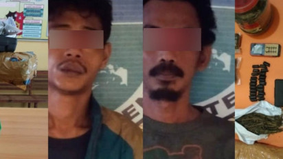 Sat Resnarkoba Polres Tapteng Gagalkan Transaksi Ganja di Rumah Kosong