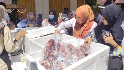 Lampung Dapat Suplai 25 Ton Daging Sapi Beku Jelang Idul Fitri