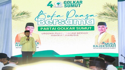 Ada Kejutan di Buka Puasa Bersama Golkar Sumut, Ijeck Sampai Ucapkan Selamat ke Wabup Madina