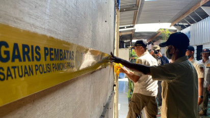 Ratusan Lapak PKL Suryo Kusumo Semarang Disegel Lantaran Tak Beroperasi