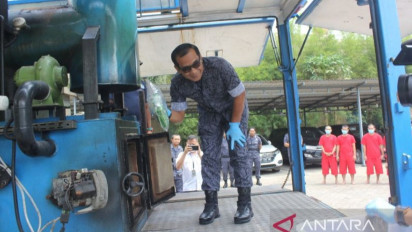 BNNP Kepri Musnahkan 4.439 Gram Sabu dan 953,4 Gram Ganja