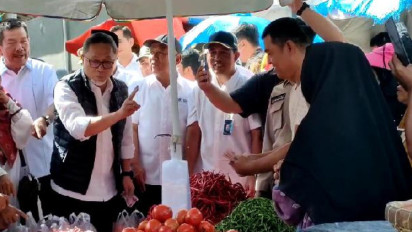 Tinjau Pasar Cendrawasih Lampung, Mendag Zulkifli Hasan: Harga Stabil Cenderung Turun