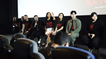 Gelar Press Conference Film Sosok Ketiga, Simak Spoiler dan Keunikannya