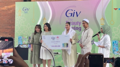 Ajak Perempuan Indonesia Berbagi Kebaikan, GIV Hijab Kampanyekan The Beauty of GIVing 'Ramadhan Berbagi'