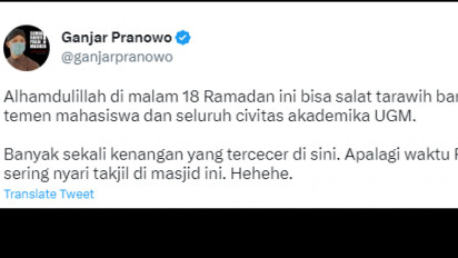 Heboh Cuitan Ganjar Soal Kenangan Ramadhan di Masjid UGM Tahun 1995, Refly Harun Ngakak: Dulu Masih Kuburan China
