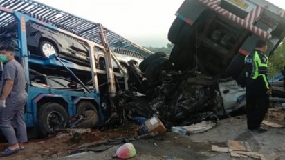 Kecelakaan Terjadi di Tol Solo-Semarang KM 478, Kasat Lantas Beberkan Dua Kemungkinan Penyebabnya