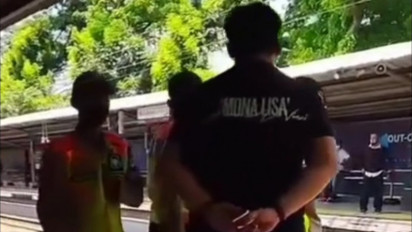 Polisi Ringkus Pria yang Kerap Mengamuk di Stasiun KRL Jakarta