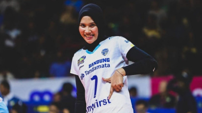 Gantikan Sosok Yolla Yuliana Jadi Mami Timnas Voli Putri, Ini Profil Atlet Voli Cantik Nandita Ayu Salsabilla