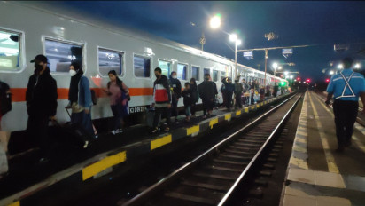 H-Sepekan Lebaran, Ribuan Pemudik Telah Tiba Awal di Stasiun Kutoarjo