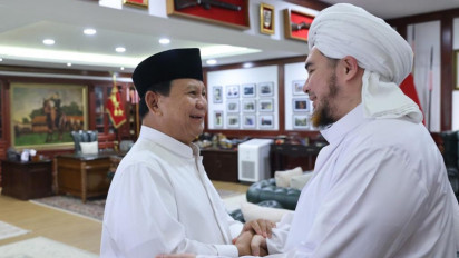 Habib Jindan Silaturahmi Ramadhan ke Prabowo, Ungkapkan Kekaguman