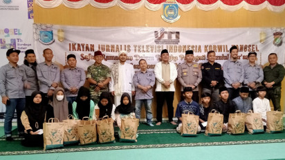 IJTI Kota Tangsel Berbagi dengan Puluhan Anak Yatim dan Dhuafa di Bulan Ramadhan