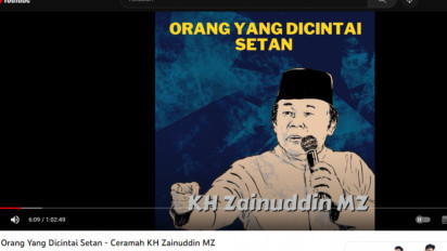 Tanda-tanda Manusia yang Dicintai Setan Menurut KH Zainuddin MZ, Ternyata...