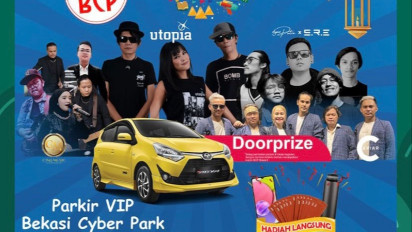 Band Utopia Hibur Warga Bekasi dalam Acara Karnaval Ramadhan sambil Main E Sport