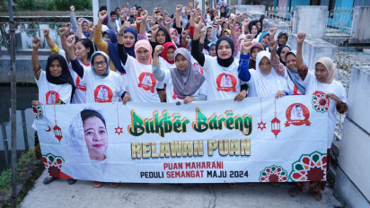 Relawan Puan Kabupaten Tasikmalaya Gelar Selawat Bersama Dukung Puan Maharani di 2024