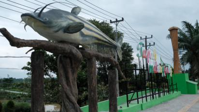 Taman Tapah Malenggang, Tempat Favorit Wisata Warga Kabupaten Batanghari Saat Libur Lebaran Idul Fitri