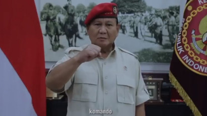 Prabowo Subianto Beri Pesan di HUT Ke-71 Kopassus: Tetap Siap, Setia dan Berani Jaga Indonesia