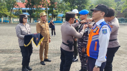 Pengamanan Idul Fitri, Polres Sibolga Gelar Apel Pasukan Operasi Ketupat Toba 2023