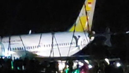 Pesawat Boeing TNI AU Tergelincir di Bandara Mozes Kilangin Timika