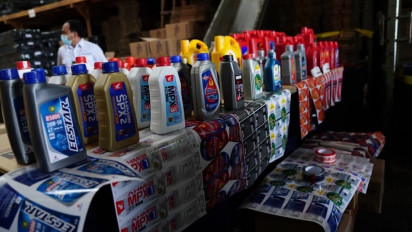 Produksi Pelumas Palsu, Pabrik di Tangerang Siao-Siap Kena Sangsi Ini