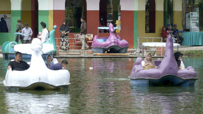 Mengisi Libur Idul Fitri di Wisata Alam Mayang Pekanbaru