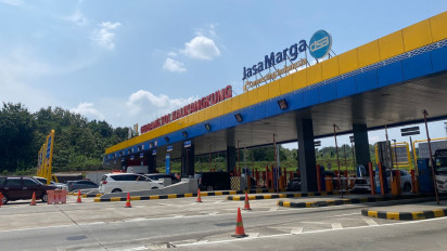 Penerapan One Way Nasional, Jumlah Kendaraan Masuk ke GT Kalikangkung Masih Landai