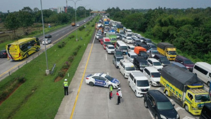 Polri Berlakukan Sistem Satu Arah Dari KM 72 Cipali Hingga Tengah Malam