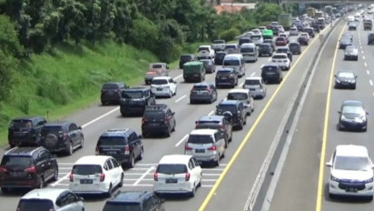 Polda Metro Jaya Terapkan Gage di Jalur Mudik Ruas Tol Cikampek