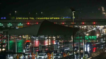 Contraflow di Tol Jakarta-Cikampek KM 47-KM 70 Mulai Diterapkan