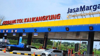 Situasi Mudik Lebaran 2023, 32.564 Kendaraan Masuk Kalikangkung sejak Penerapan Sistem Satu Arah