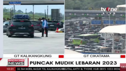 Linimasa Twitter Jasa Marga Update Info Tol di Jalur Mudik, Mayoritas Macet