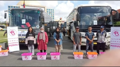 1000 Orang Mudik Gratis Presisi Khatulistiwa dari Pemprov dan Polda Kalbar