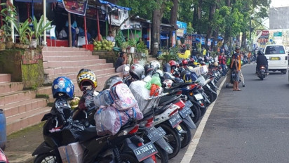Ratusan Pemudik Motor Padati Rest Area di Banjar, Mengaku Waktu Tempuh Lebih Lama
