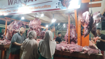 H-3 Lebaran Harga Daging di Binjai Terus Meroket