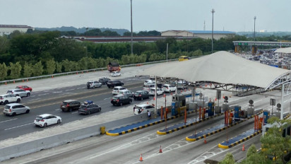 Puncak Arus Mudik di Tol Cikampek Mulai Ramai Lancar, KM 55 Berlaku Contra Flow