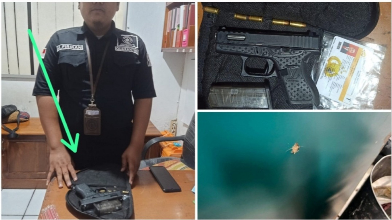 Senpi Milik Dirut BUMN Meledak di Bandara Internasional Sultan Hasanuddin
            - galeri foto