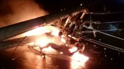 Mengenaskan, Tertimpa Tiang Listrik Dua Warga Tewas Terpanggang Di Aceh Selatan