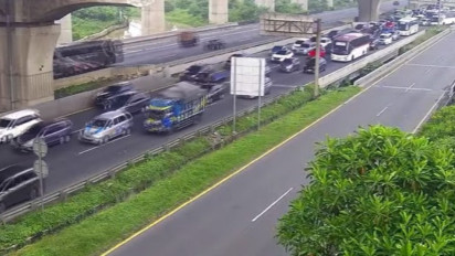 Kurangi Kemacetan di Arus Mudik Sukabumi, Polisi Lakukan Rekayasa Lalu Lintas