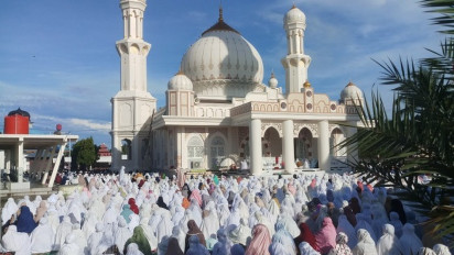 Hari Ini! Ribuan Warga Aceh Pengikut Habib Muda Seunagan Sambut Idul Fitri 1444 H