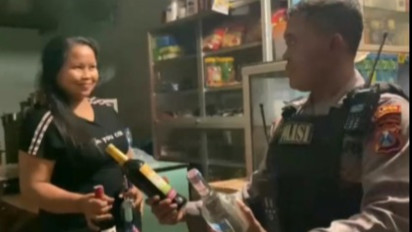 Patroli di Bulan Ramadan, Polisi Temukan Warung dan Toko di Sampang, Madura, Simpan Minuman Arak Bali